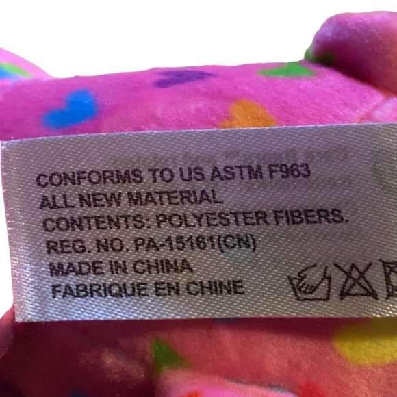 Cheer Bear 7" mini plush dangler (Care Bears) - Picture 10 of 12